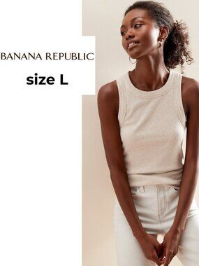 Banana Republic Ribbed Racer Tank
